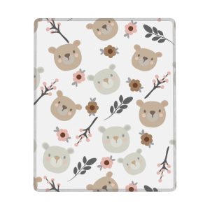 Small Rectangular Non-Slip Rubber Mouse Pad - Bear